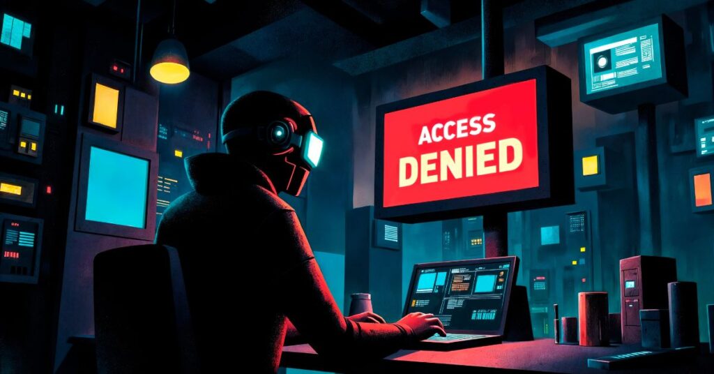 you've been blocked by network security.