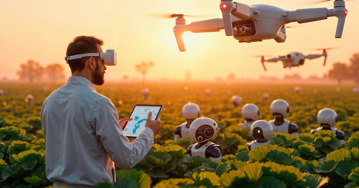 how to integrate technology with traditional farming